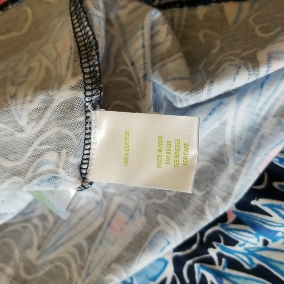 Lilly Pulitzer Loro Romper, Low Tide Navy Sails and Stripes, M - Picture 14 of 16